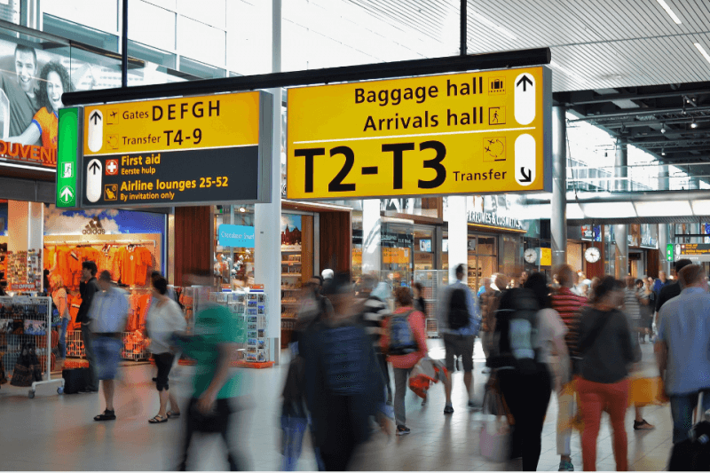 ამსტერდამის Schiphol აეროპორტის ნაკრები 14.8% -იანი დამუხტვის ლაშქრობისთვის 2024 წელს